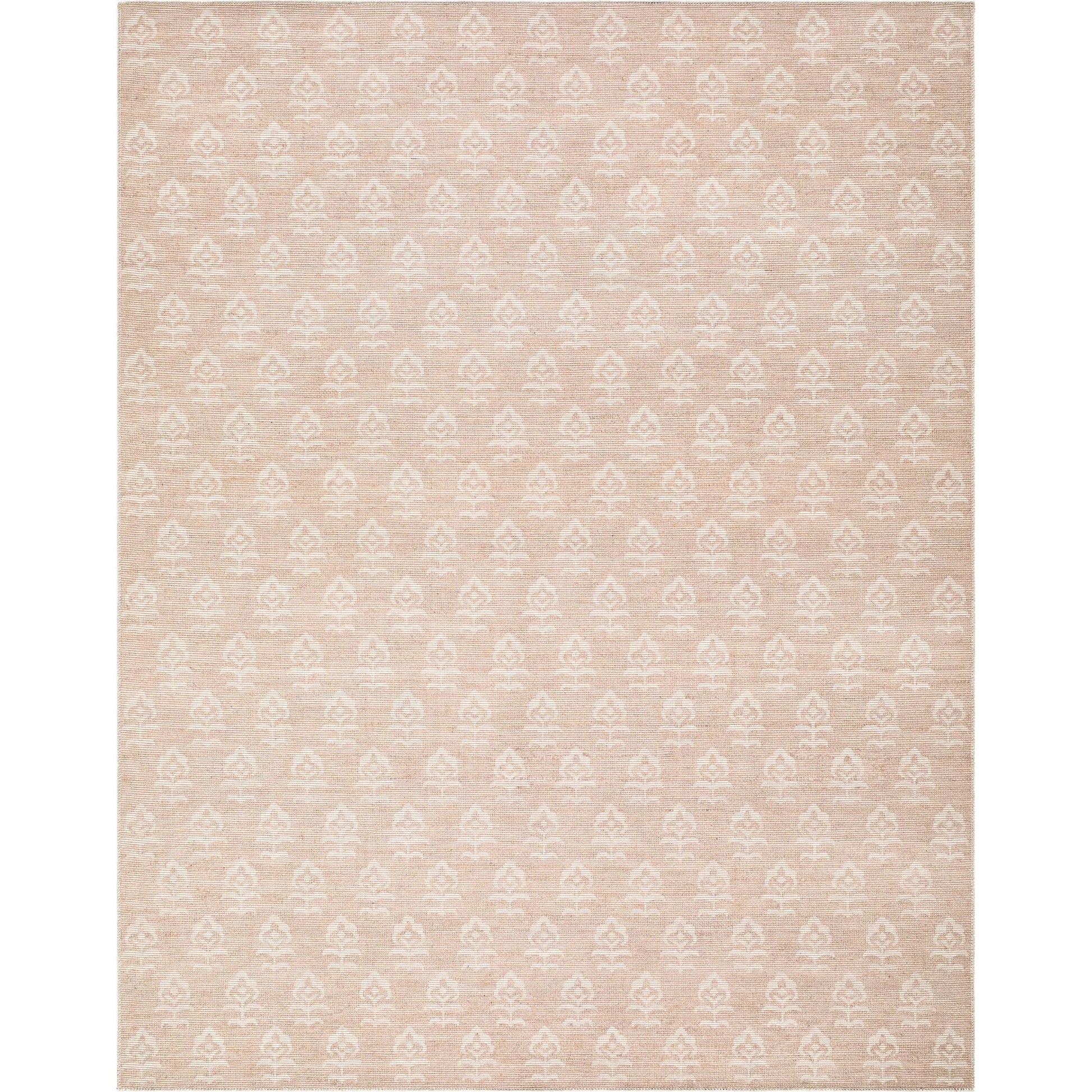 Flora JYFL-2300 Rug by Livabliss in blush, ivory. Made from jute, polyester in a unique style.