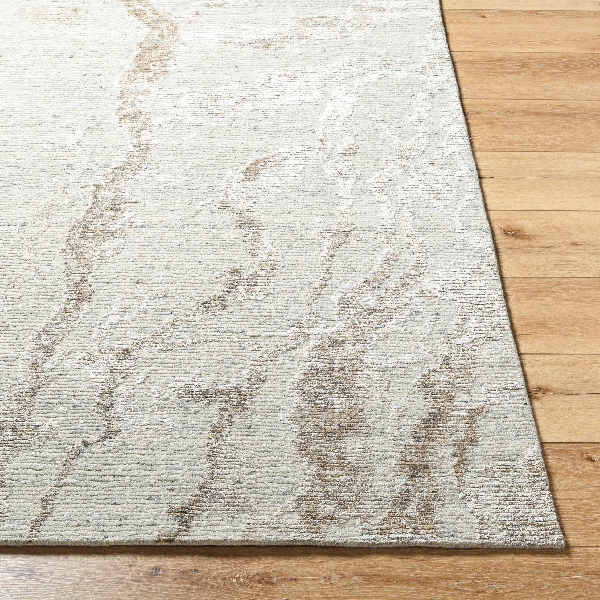 Jaylin JYL-2301 Rug by Surya in ivory, sandstone, blush, cream. Made from face: 60% wool, 40% tencel, warp: 100% wool in a unique style.