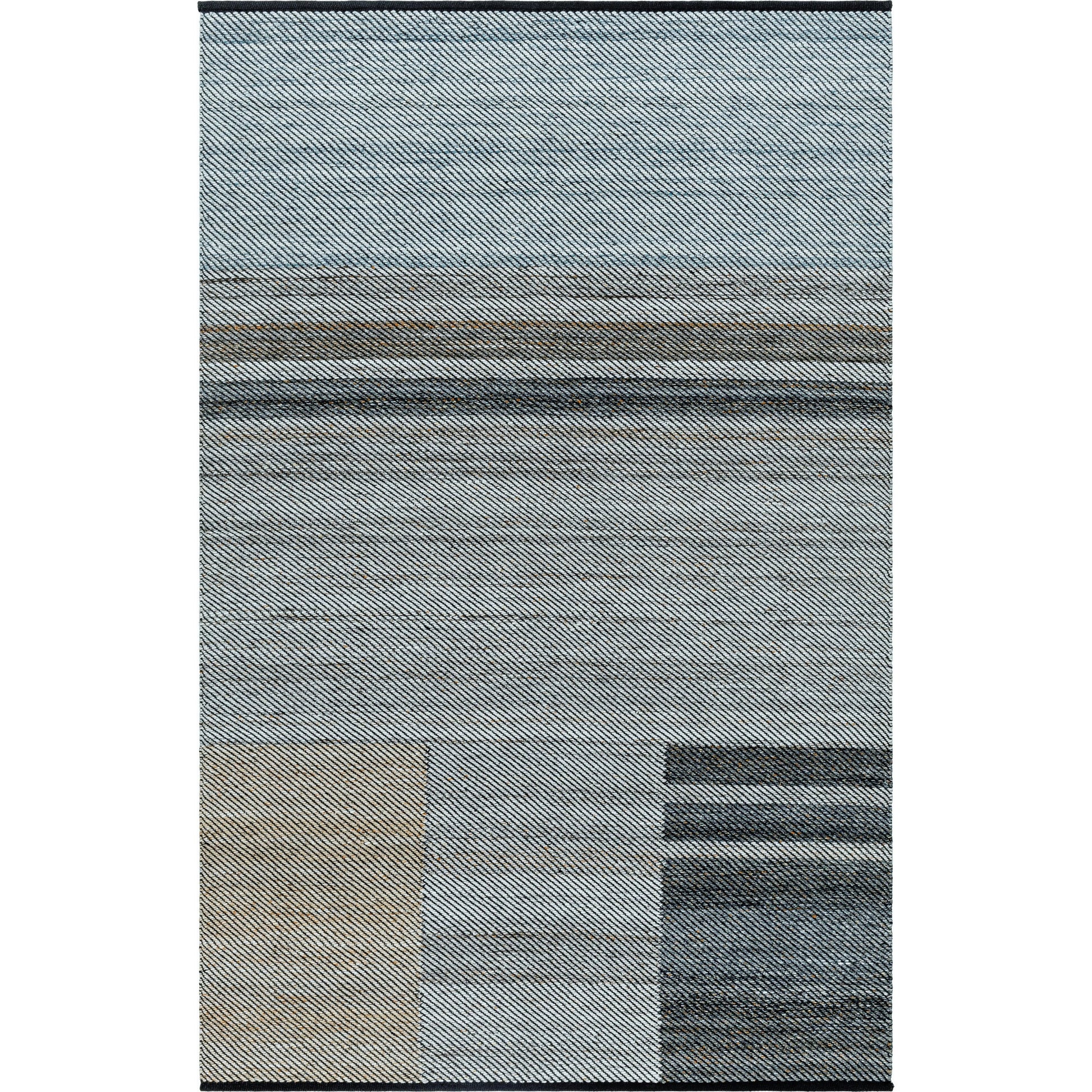 Jocelyn JYN-2301 Indoor/Outdoor Rug by Livabliss in slate gray, charcoal, sandstone, steel blue, taupe. Made from recycled pet yarn in a unique style.