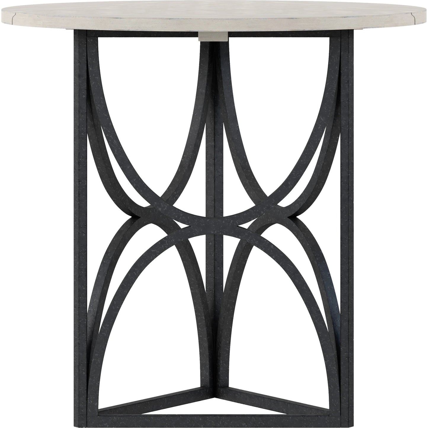 002 SI-2155758 | Additional Silo | Alcove Chairside Table by A.R.T. Furniture in belgian ivory, burnished brass. Made from acacia solids, maple veneers, iron in a modern style.