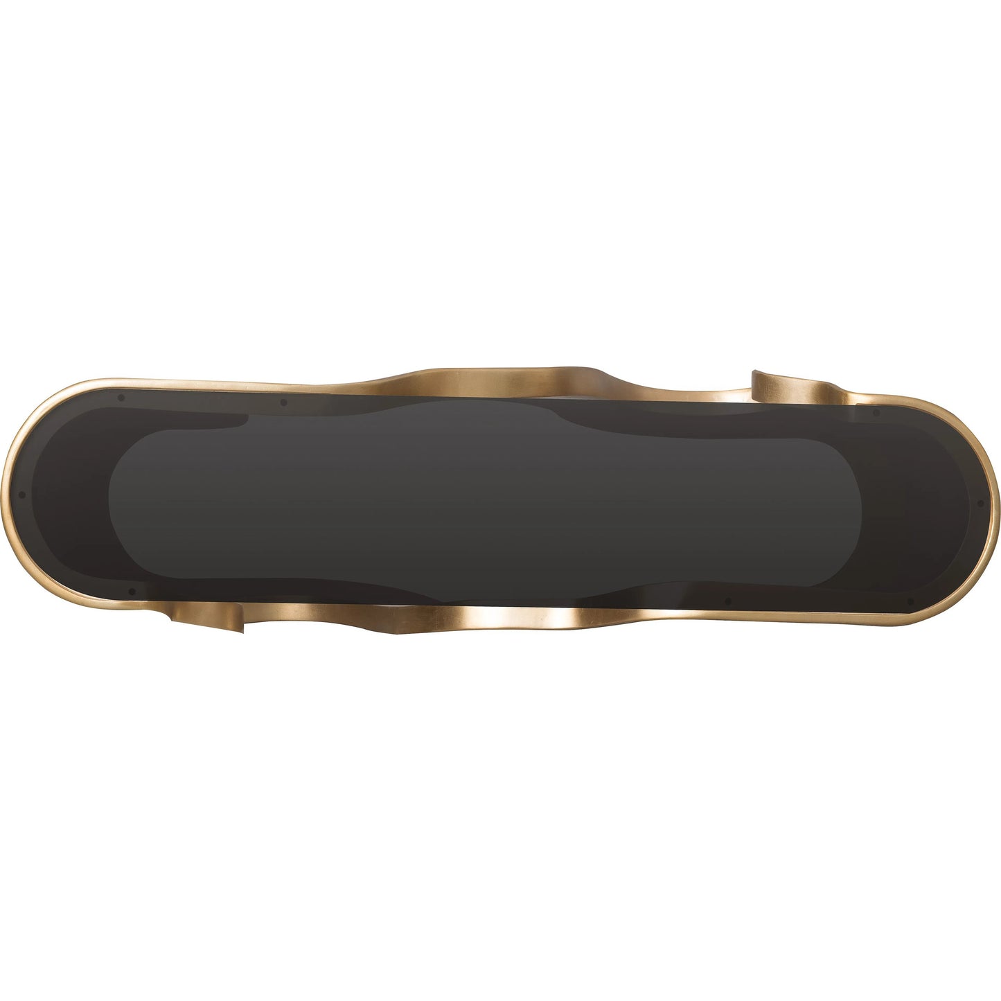 002 SI-2458423 | Additional Silo | Melange Even and Flow Console Table by Hooker Furniture in black, gold accents. Made from resin, glass in a modern style.