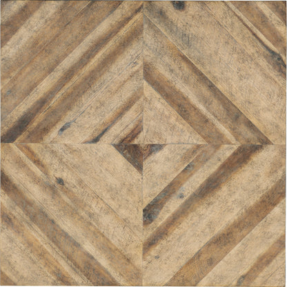 St. Armand Square Cocktail Table by Hooker Furniture. Made from acacia solids with round metal tube, metal sheet in a modern style.