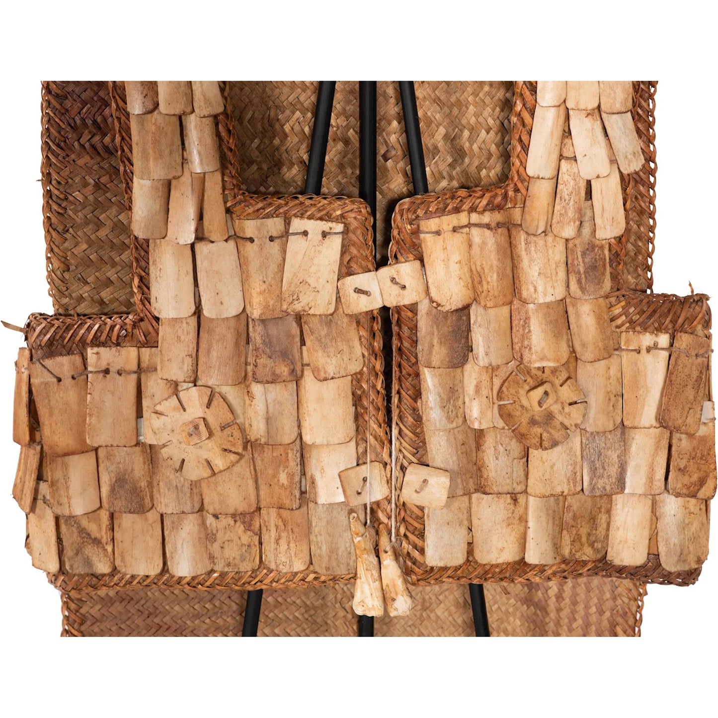 003 SI-1790241 | Closeup | Sulawesi Armor by Phillips Collection in assorted. Made from natural fibers metal in a eclectic & global style.