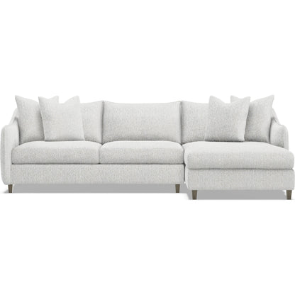 Joli 2-Piece Fabric Sectional by Bernhardt in wdf, 789 portobello. Made from unique in a unique style.
