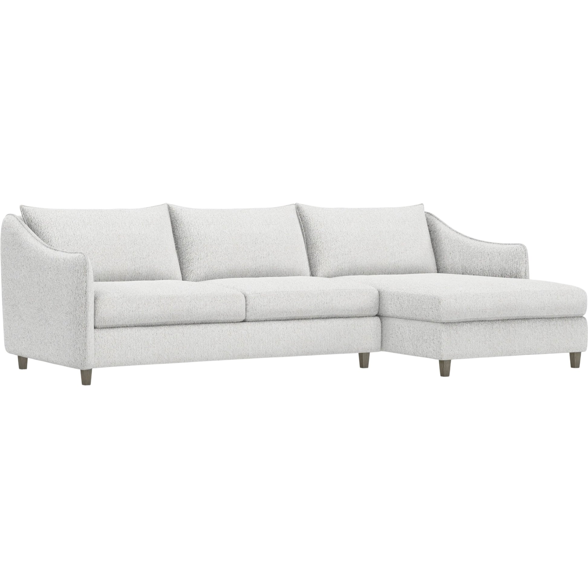 Joli 2-Piece Fabric Sectional by Bernhardt in wdf, 789 portobello. Made from unique in a unique style.