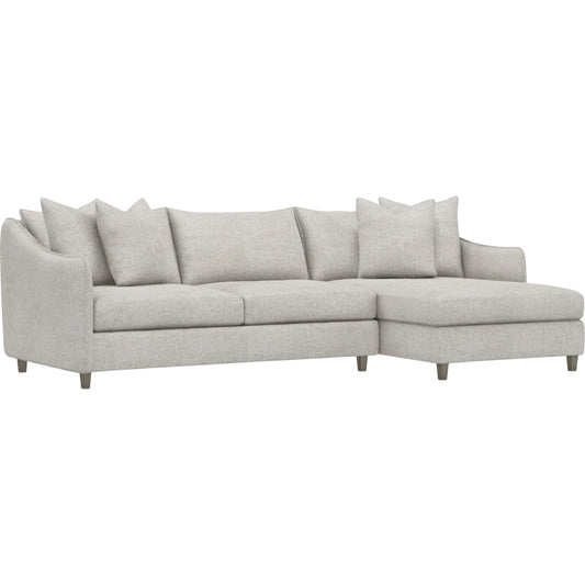 Joli 2-Piece Fabric Sectional by Bernhardt in wdf, 789 portobello. Made from unique in a unique style.