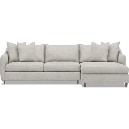 Joli 2-Piece Fabric Sectional by Bernhardt in wdf, 789 portobello. Made from unique in a unique style.