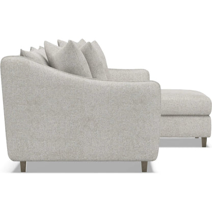 Joli 2-Piece Fabric Sectional by Bernhardt in wdf, 789 portobello. Made from unique in a unique style.