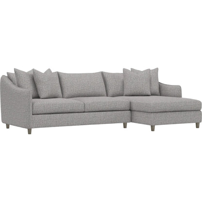 Joli 2-Piece Fabric Sectional by Bernhardt in wdf, 789 portobello. Made from unique in a unique style.