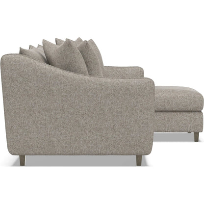 Joli 2-Piece Fabric Sectional by Bernhardt in wdf, 789 portobello. Made from unique in a unique style.