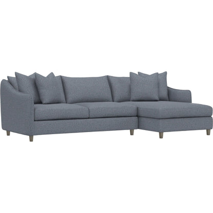 Joli 2-Piece Fabric Sectional by Bernhardt in wdf, 789 portobello. Made from unique in a unique style.