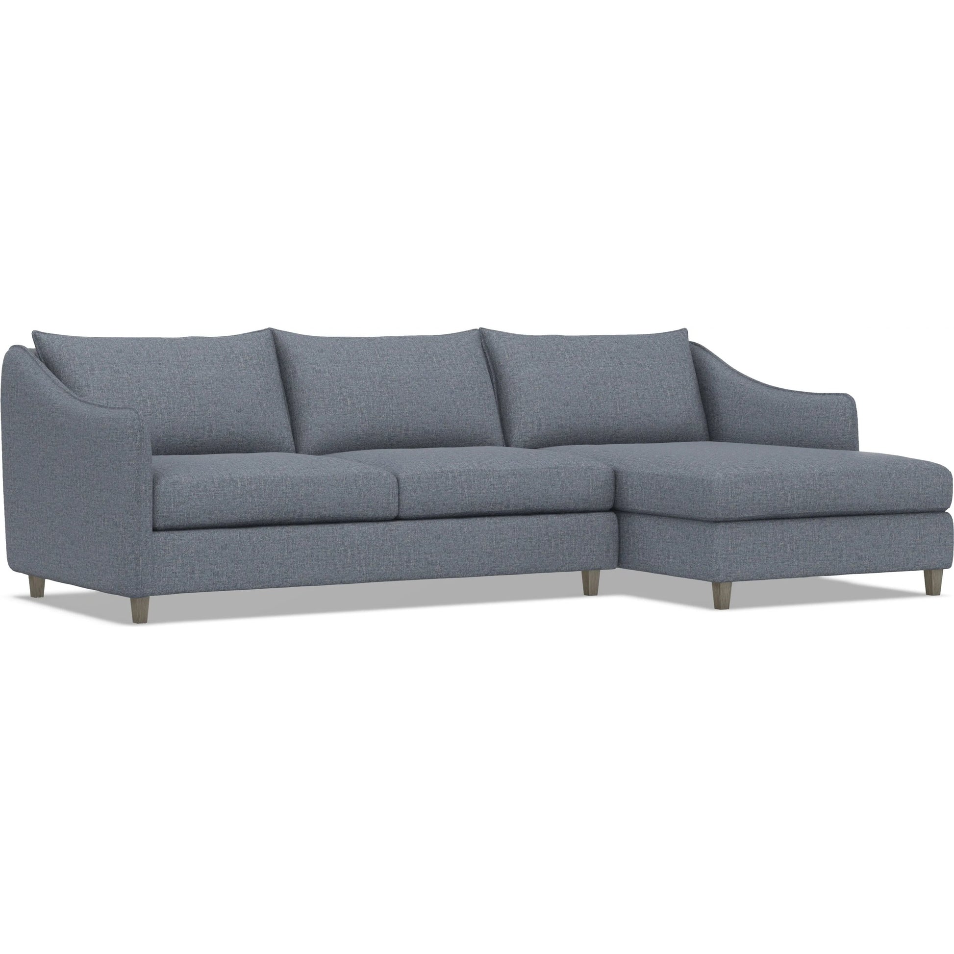 Joli 2-Piece Fabric Sectional by Bernhardt in wdf, 789 portobello. Made from unique in a unique style.
