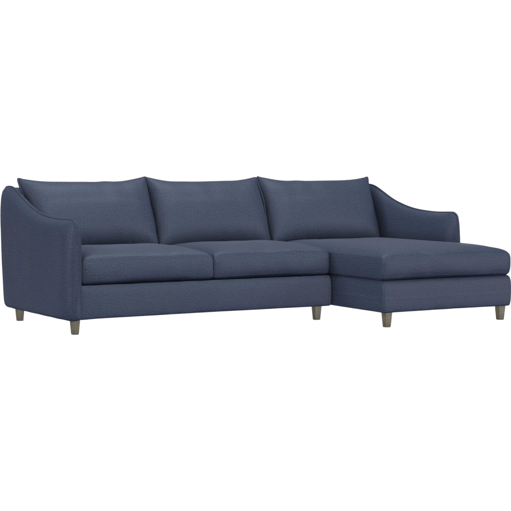 Joli 2-Piece Fabric Sectional by Bernhardt in wdf, 789 portobello. Made from unique in a unique style.