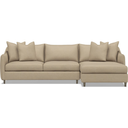 Joli 2-Piece Fabric Sectional by Bernhardt in wdf, 789 portobello. Made from unique in a unique style.