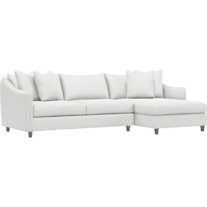 Joli 2-Piece Fabric Sectional by Bernhardt in wdf, 789 portobello. Made from unique in a unique style.