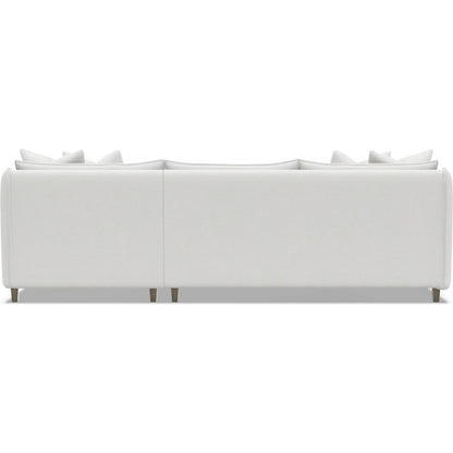 Joli 2-Piece Fabric Sectional by Bernhardt in wdf, 789 portobello. Made from unique in a unique style.