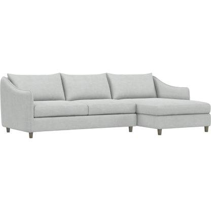 Joli 2-Piece Fabric Sectional by Bernhardt in wdf, 789 portobello. Made from unique in a unique style.