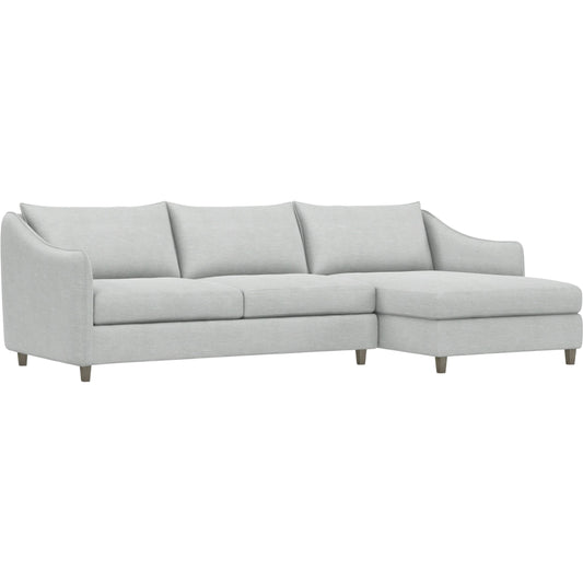 Joli 2-Piece Fabric Sectional by Bernhardt in wdf, 789 portobello. Made from unique in a unique style.