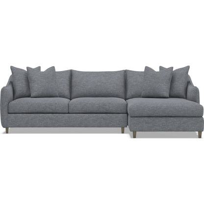 Joli 2-Piece Fabric Sectional by Bernhardt in wdf, 789 portobello. Made from unique in a unique style.