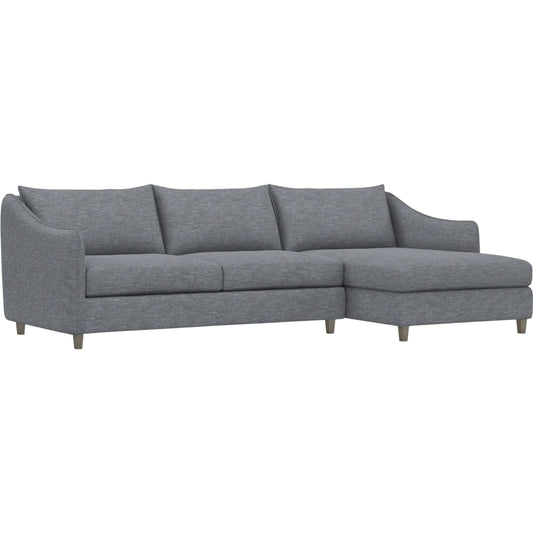 Joli 2-Piece Fabric Sectional by Bernhardt in wdf, 789 portobello. Made from unique in a unique style.