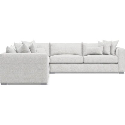 Helena 4-Piece Fabric Sectional by Bernhardt in stainless steel. Made from unique in a unique style.