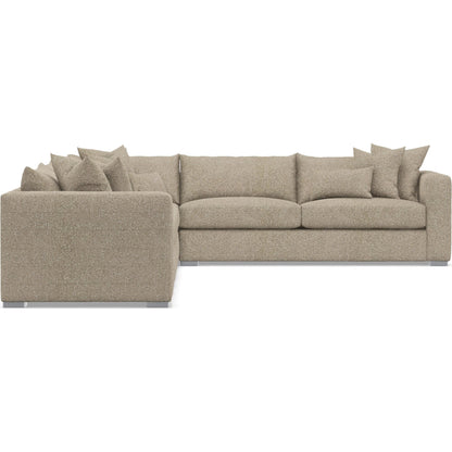 Helena 4-Piece Fabric Sectional by Bernhardt in stainless steel. Made from unique in a unique style.
