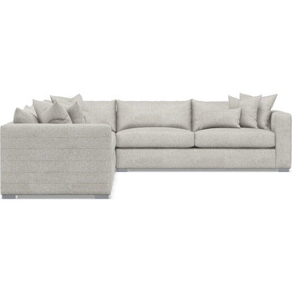 Helena 4-Piece Fabric Sectional by Bernhardt in stainless steel. Made from unique in a unique style.