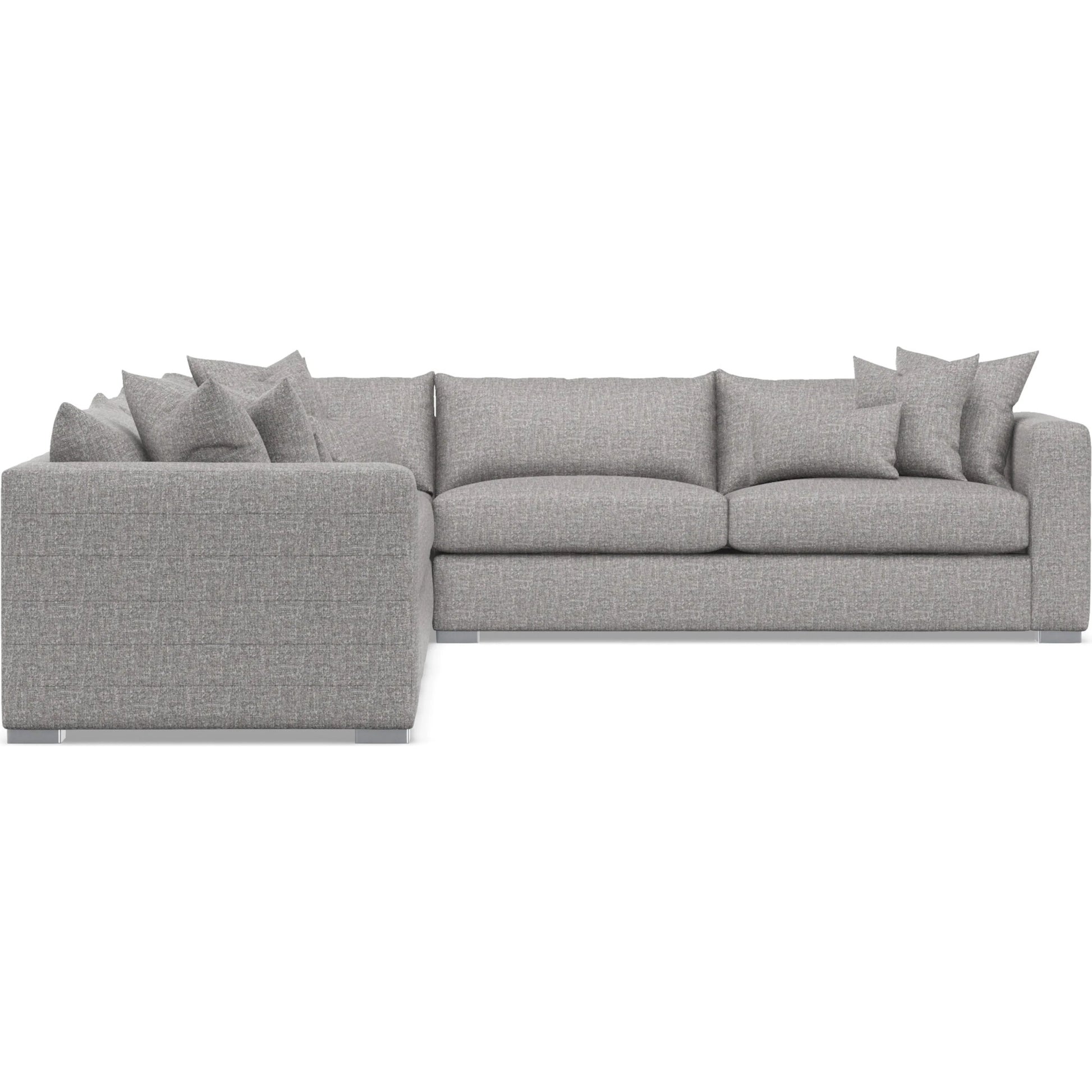 Helena 4-Piece Fabric Sectional by Bernhardt in stainless steel. Made from unique in a unique style.