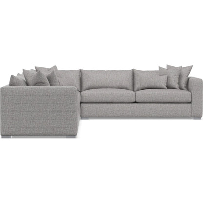 Helena 4-Piece Fabric Sectional by Bernhardt in stainless steel. Made from unique in a unique style.
