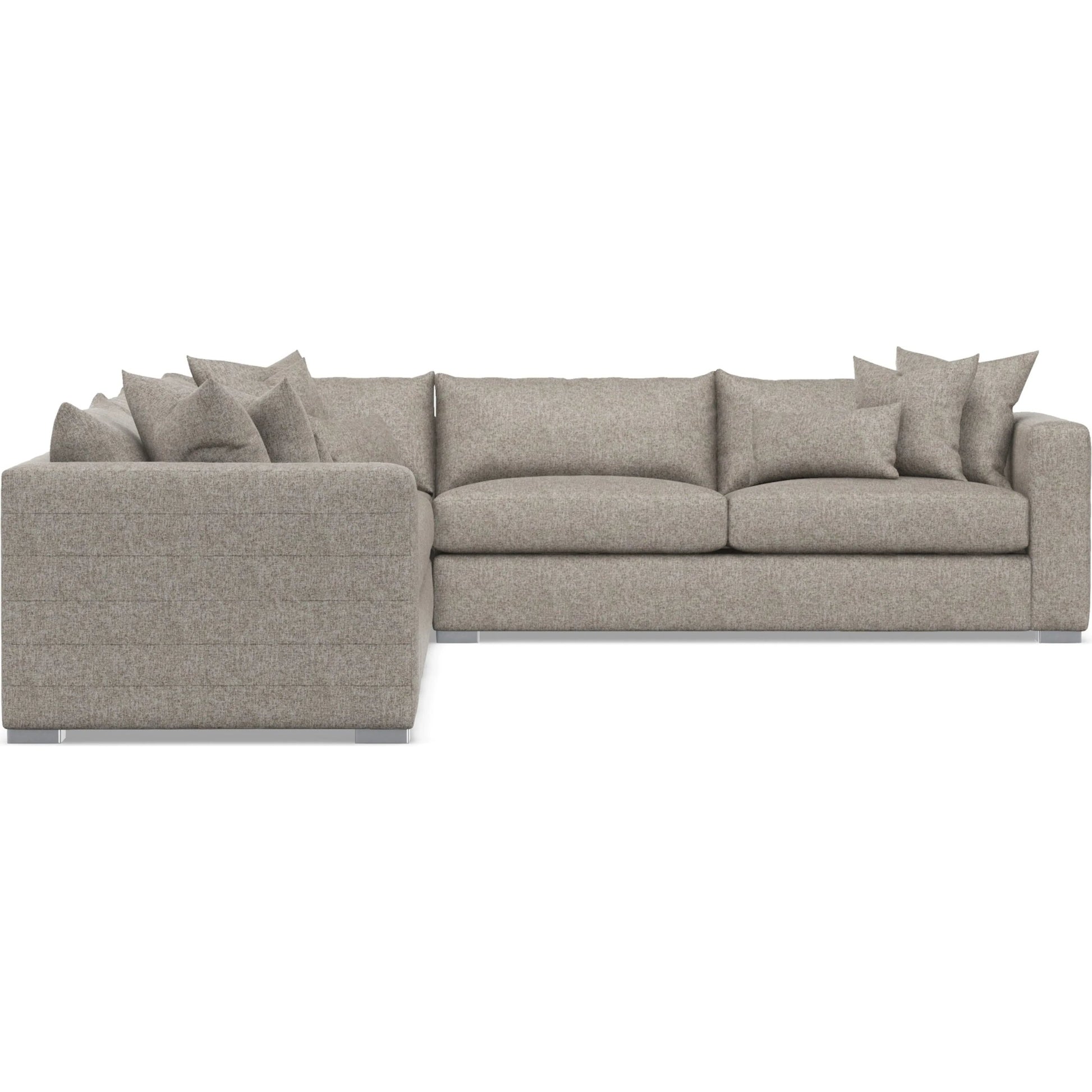 Helena 4-Piece Fabric Sectional by Bernhardt in stainless steel. Made from unique in a unique style.