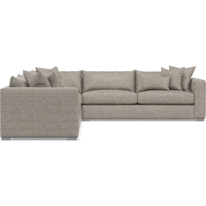 Helena 4-Piece Fabric Sectional by Bernhardt in stainless steel. Made from unique in a unique style.