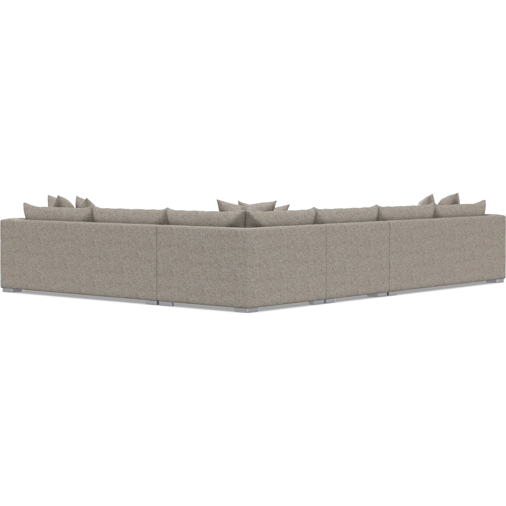 Helena 4-Piece Fabric Sectional by Bernhardt in stainless steel. Made from unique in a unique style.