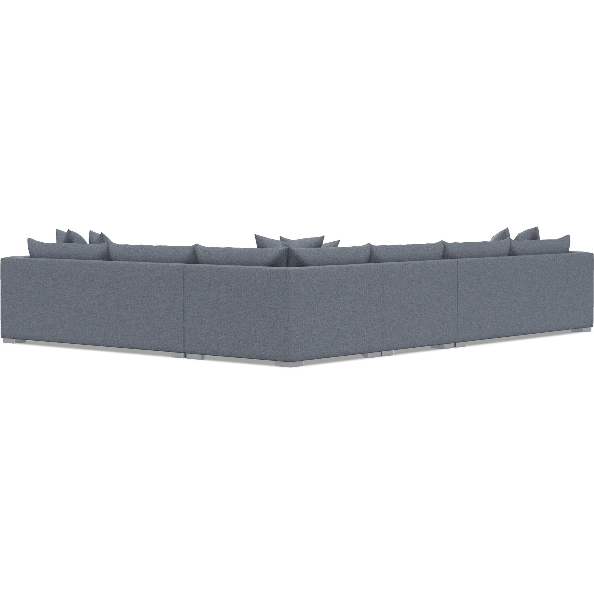 Helena 4-Piece Fabric Sectional by Bernhardt in stainless steel. Made from unique in a unique style.