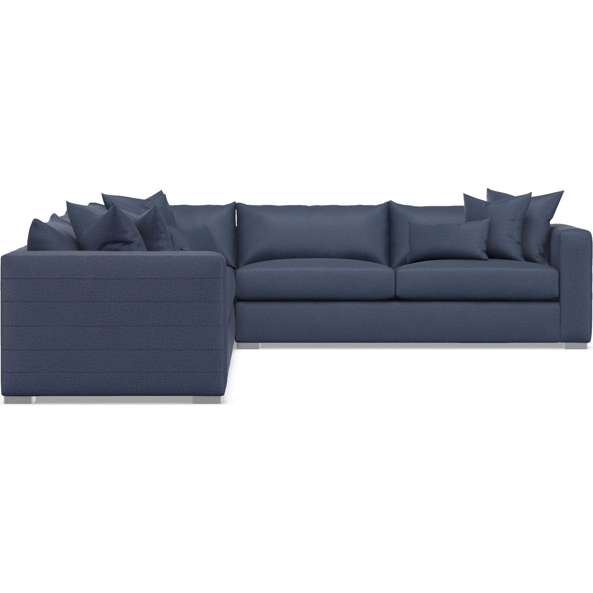 Helena 4-Piece Fabric Sectional by Bernhardt in stainless steel. Made from unique in a unique style.