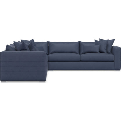 Helena 4-Piece Fabric Sectional by Bernhardt in stainless steel. Made from unique in a unique style.