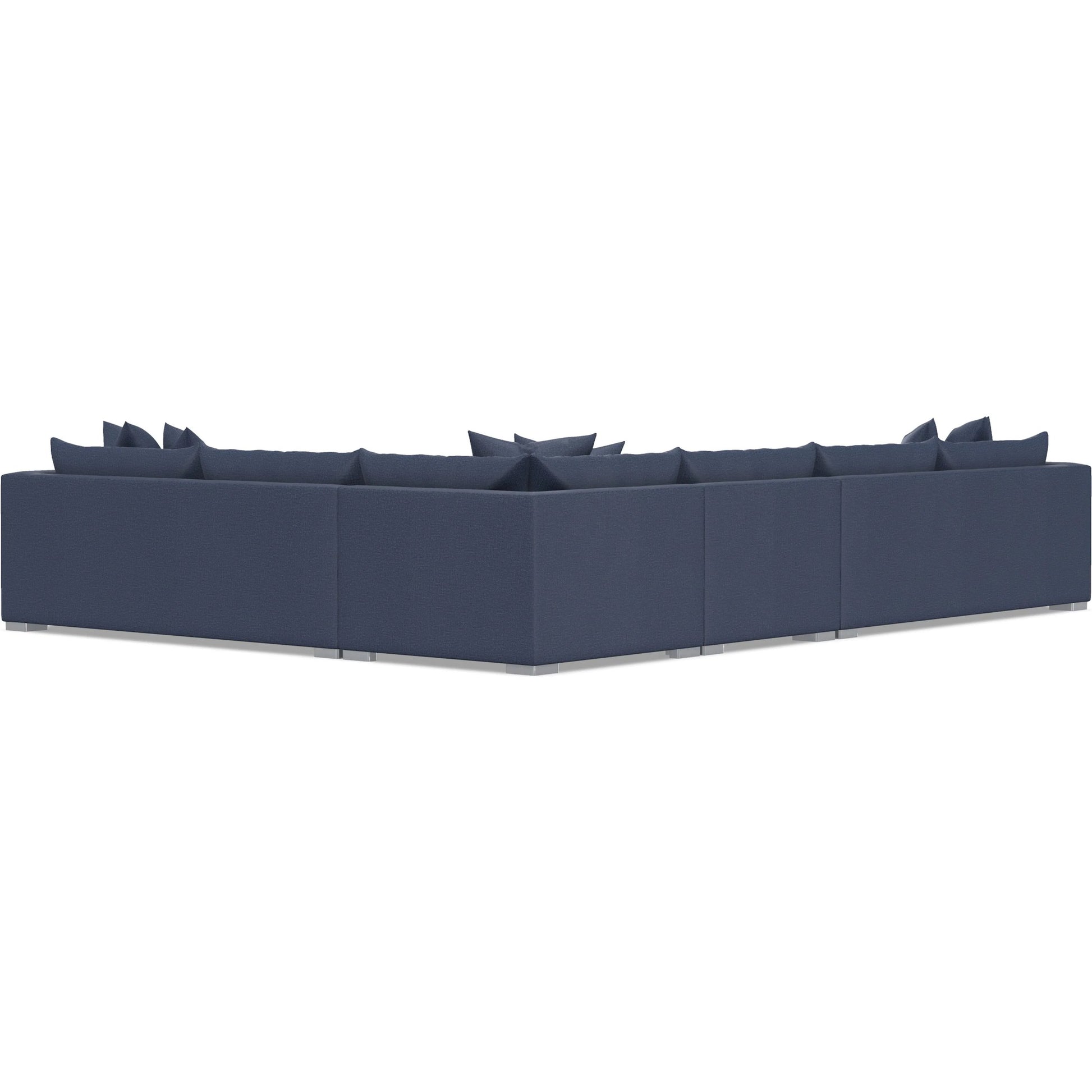 Helena 4-Piece Fabric Sectional by Bernhardt in stainless steel. Made from unique in a unique style.