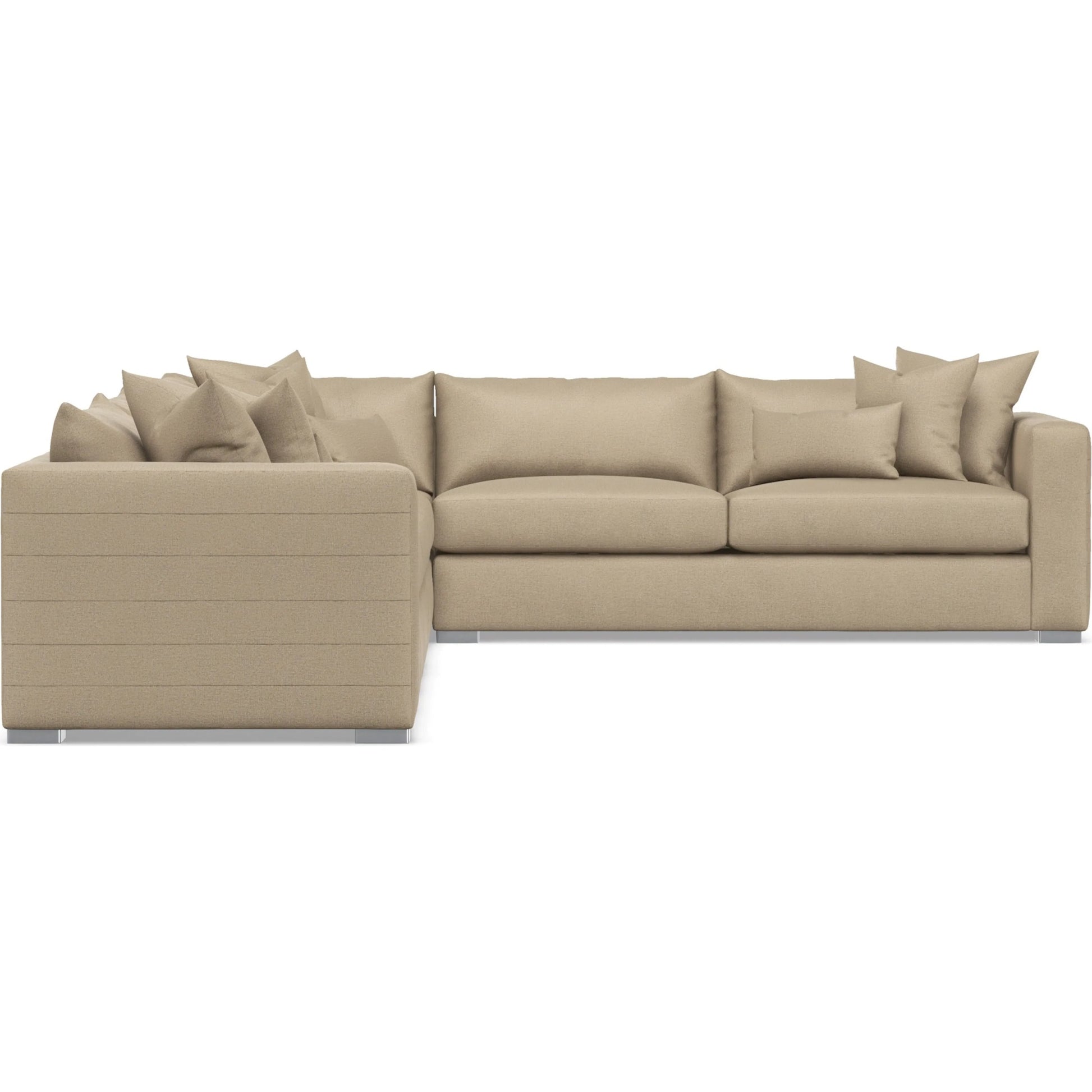 Helena 4-Piece Fabric Sectional by Bernhardt in stainless steel. Made from unique in a unique style.
