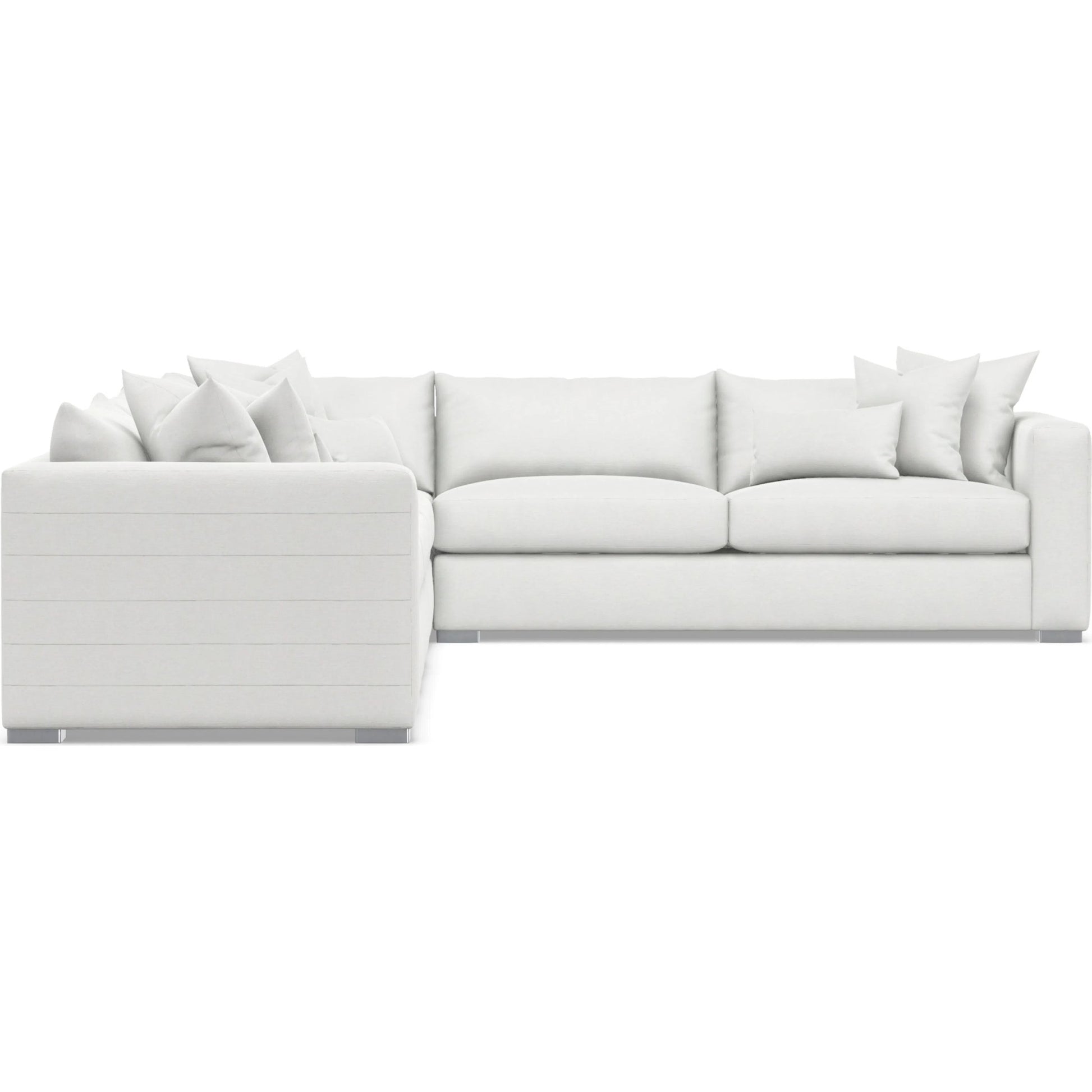 Helena 4-Piece Fabric Sectional by Bernhardt in stainless steel. Made from unique in a unique style.