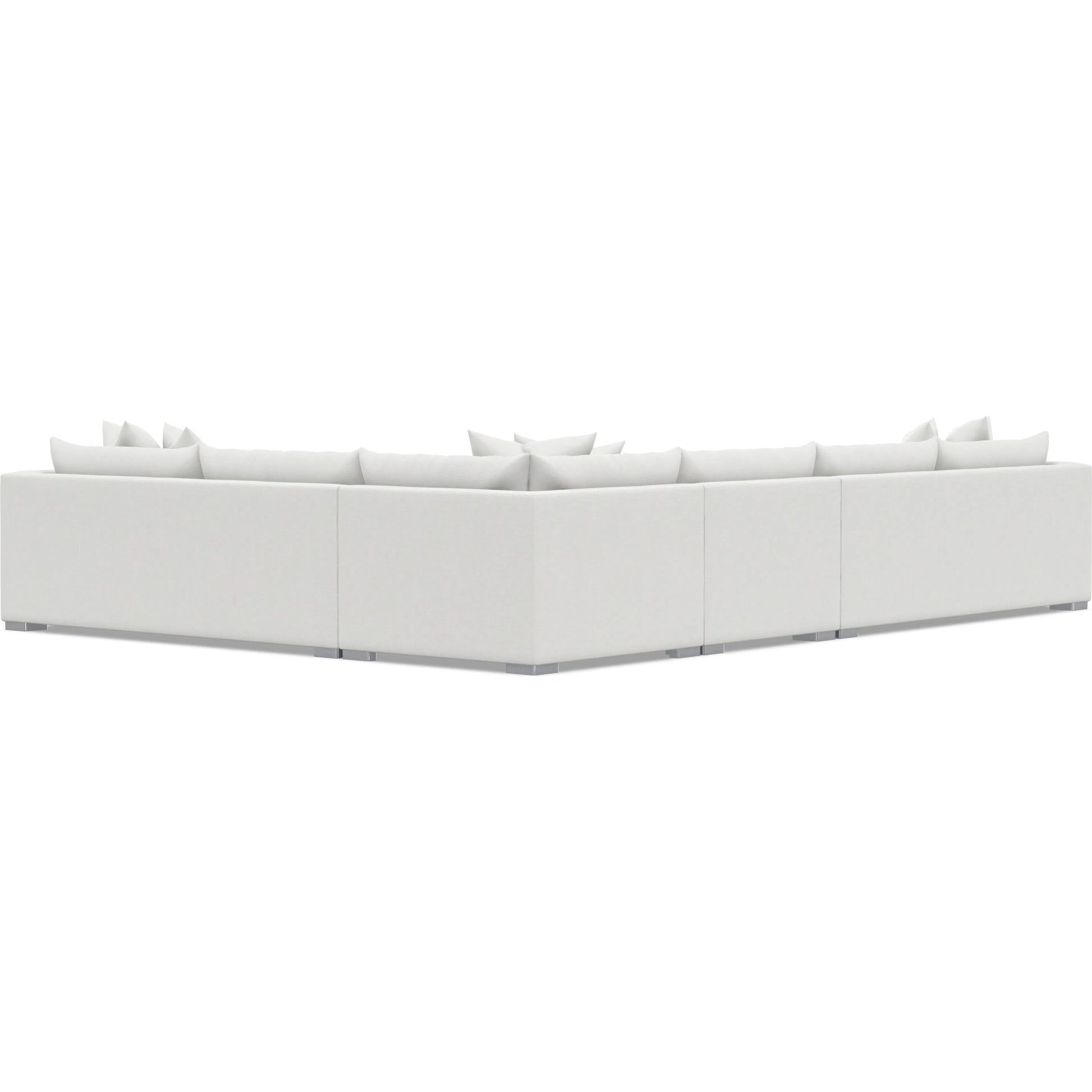 Helena 4-Piece Fabric Sectional by Bernhardt in stainless steel. Made from unique in a unique style.