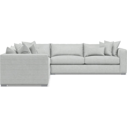 Helena 4-Piece Fabric Sectional by Bernhardt in stainless steel. Made from unique in a unique style.