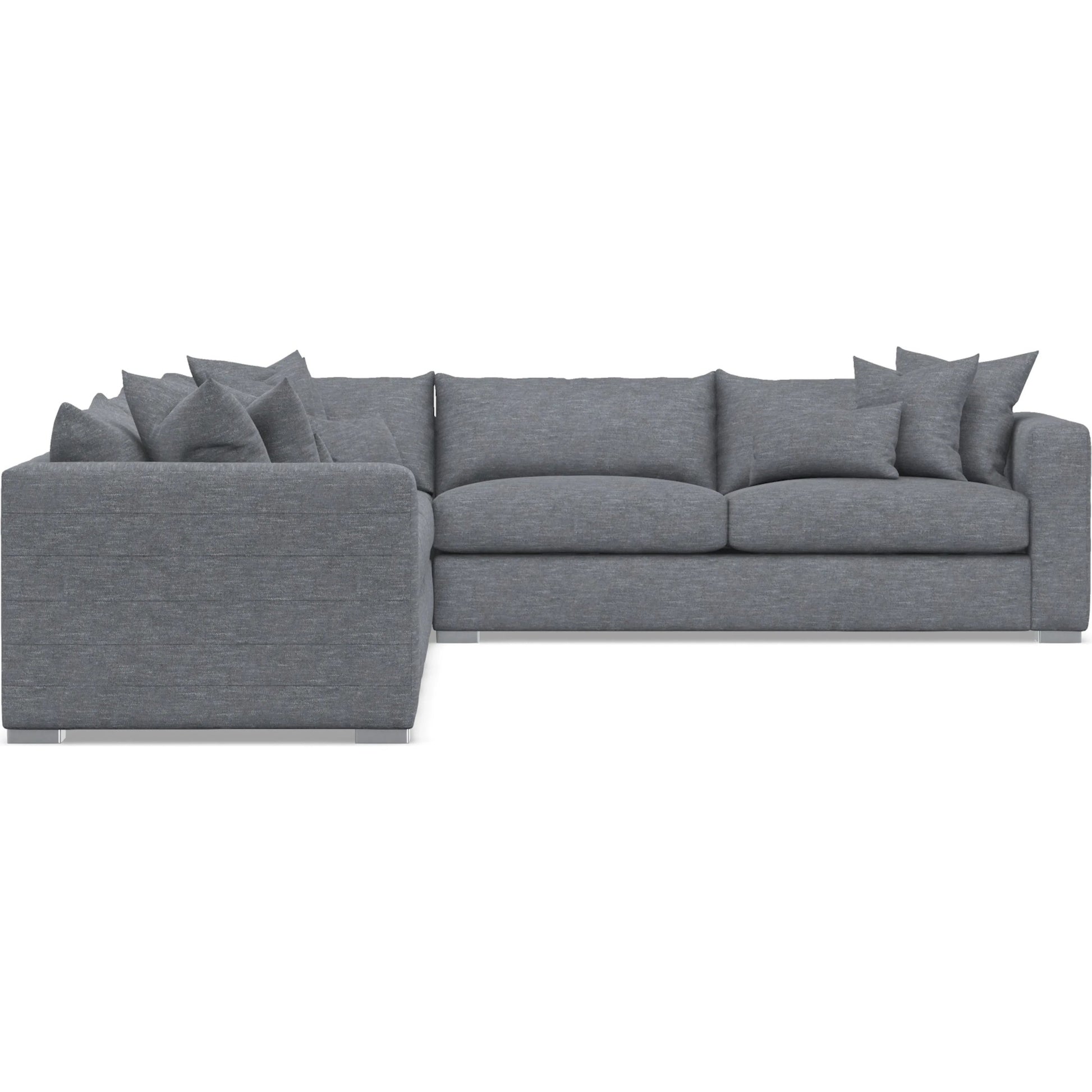 Helena 4-Piece Fabric Sectional by Bernhardt in stainless steel. Made from unique in a unique style.