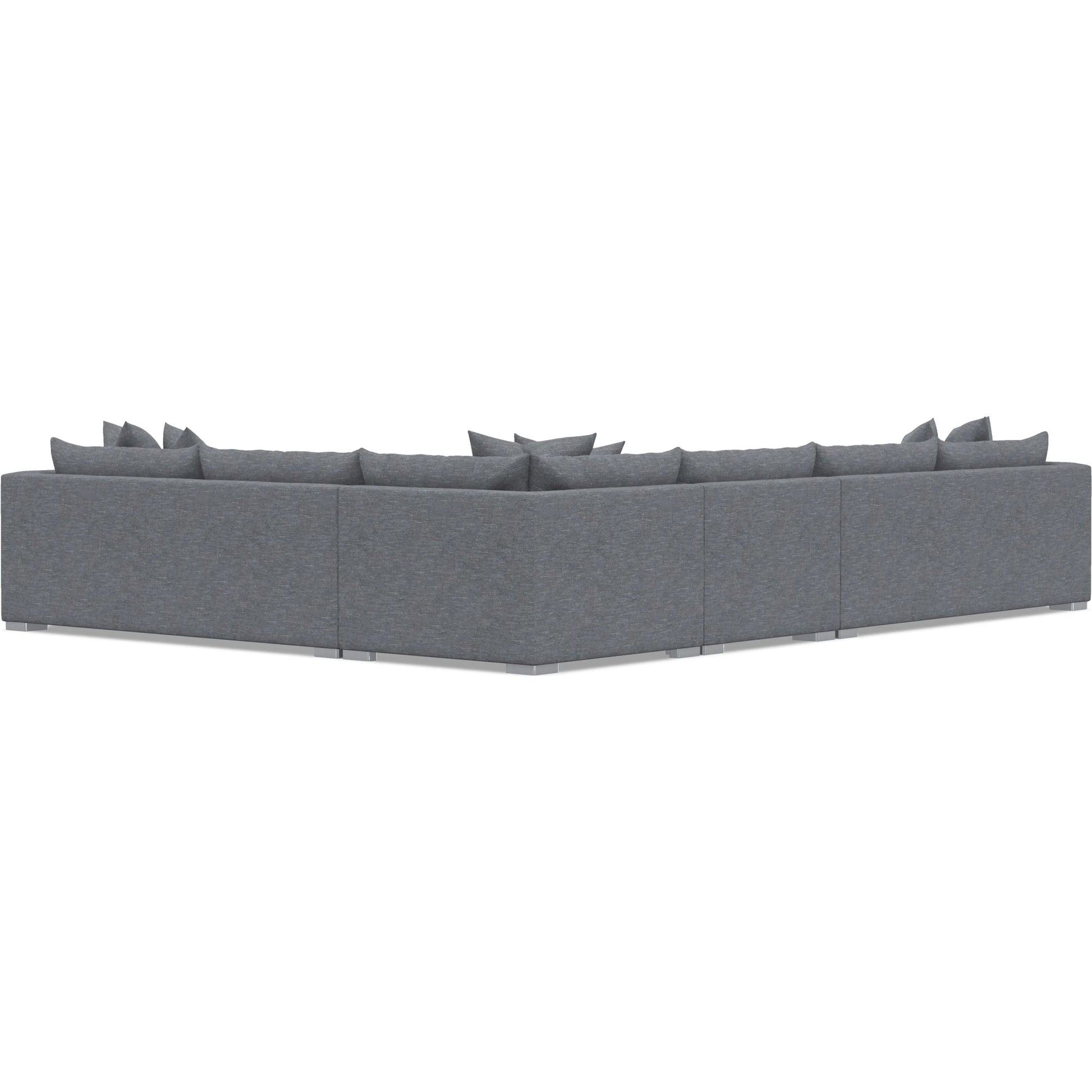 Helena 4-Piece Fabric Sectional by Bernhardt in stainless steel. Made from unique in a unique style.