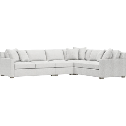 Kelsey 4-Piece Fabric Sectional by Bernhardt in wdf, 789 portobello. Made from unique in a unique style.