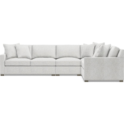 Kelsey 4-Piece Fabric Sectional by Bernhardt in wdf, 789 portobello. Made from unique in a unique style.