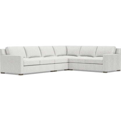 Kelsey 4-Piece Fabric Sectional by Bernhardt in wdf, 789 portobello. Made from unique in a unique style.