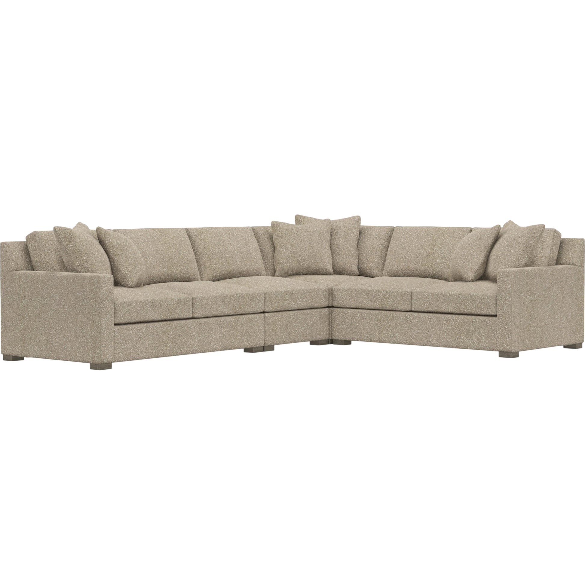 Kelsey 4-Piece Fabric Sectional by Bernhardt in wdf, 789 portobello. Made from unique in a unique style.