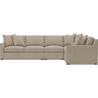 Kelsey 4-Piece Fabric Sectional by Bernhardt in wdf, 789 portobello. Made from unique in a unique style.