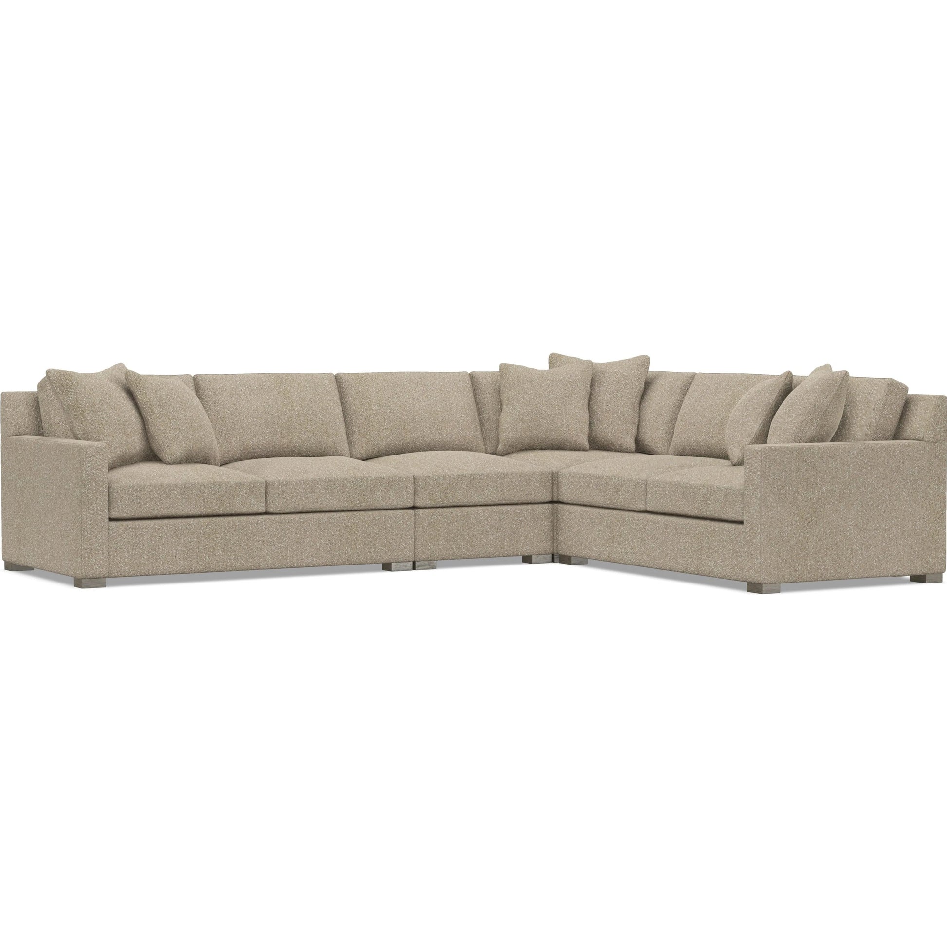 Kelsey 4-Piece Fabric Sectional by Bernhardt in wdf, 789 portobello. Made from unique in a unique style.