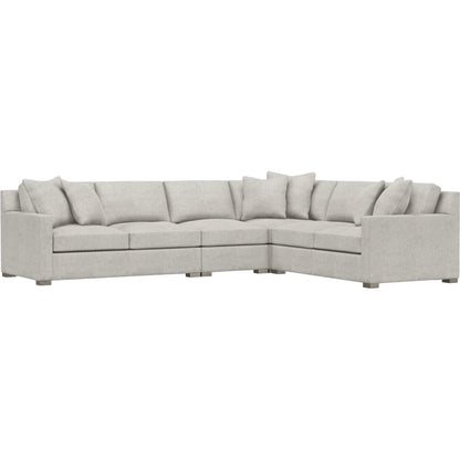 Kelsey 4-Piece Fabric Sectional by Bernhardt in wdf, 789 portobello. Made from unique in a unique style.