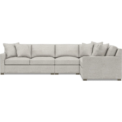 Kelsey 4-Piece Fabric Sectional by Bernhardt in wdf, 789 portobello. Made from unique in a unique style.